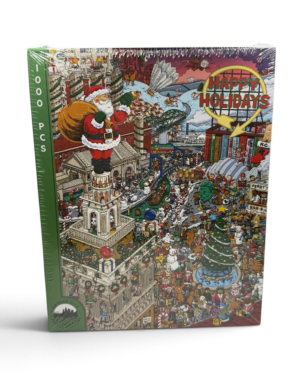 Kansas City Happy Holidays 1000 Piece Puzzle Joshua W Cotter NEW SEALED